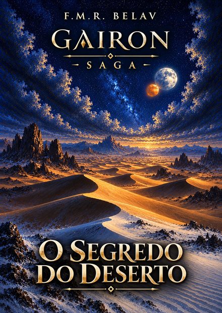 Capa de Gairon: O Segredo do Deserto, de F.M.R. Belav